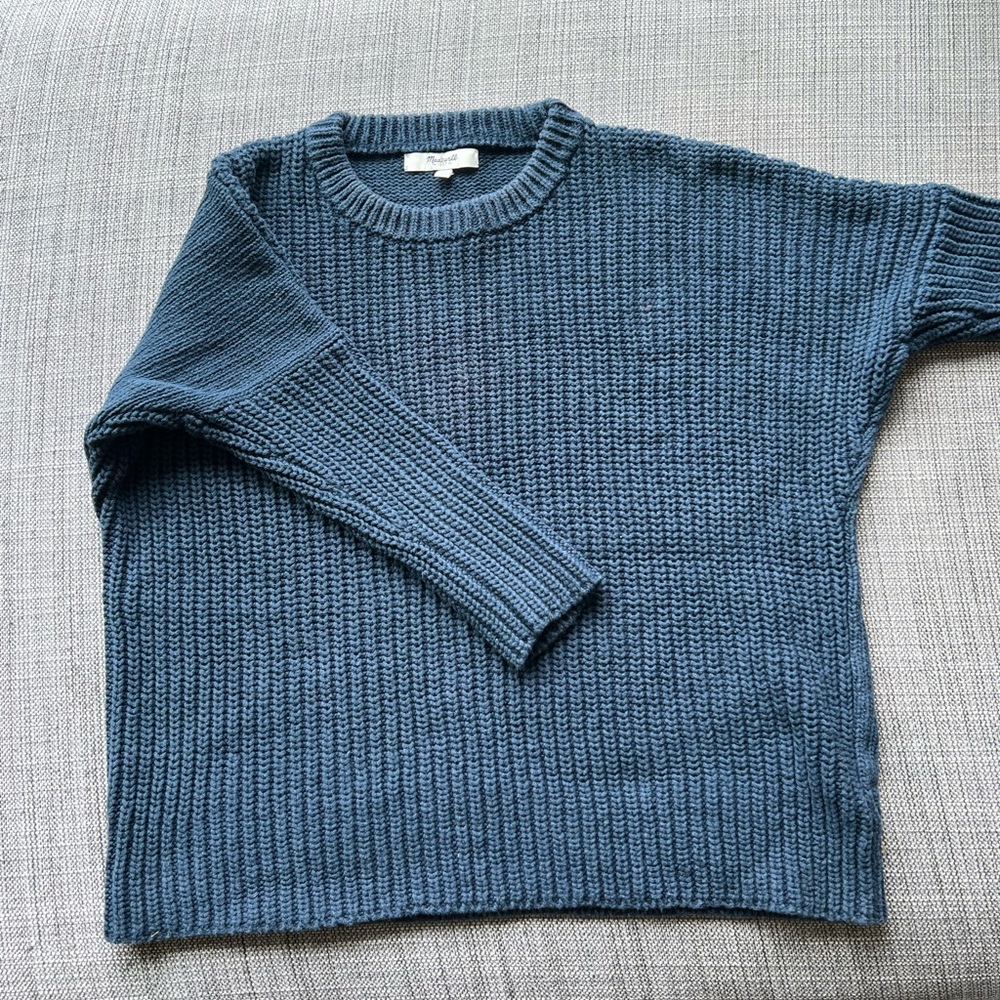 Madewell blue sweater